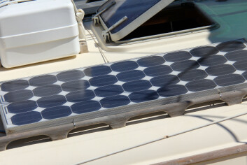 solar panel on the yacht solar panel on the yacht