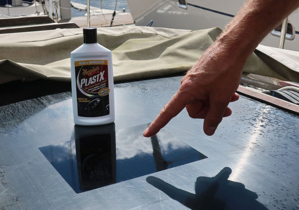 PRODUKT: PlastX er et spesialprodukt for plast utviklet av Meguiar's.