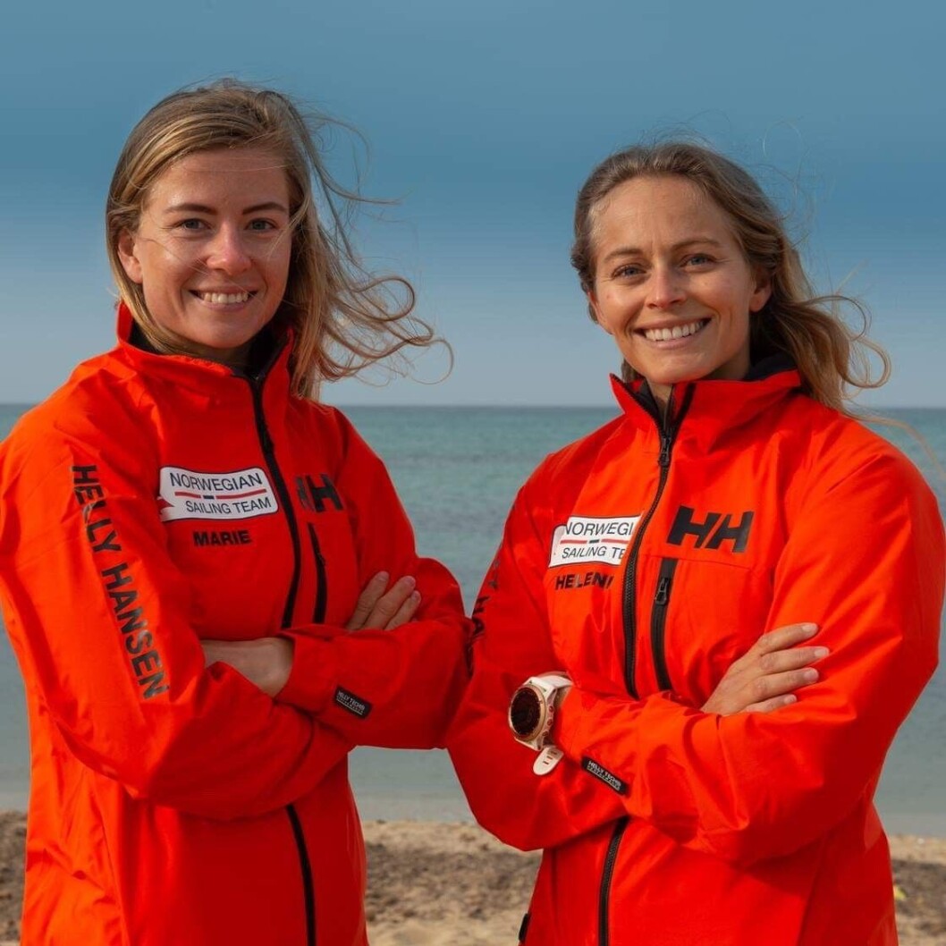 Helly Hansen-ambassadørene Helene Næss og Marie Rønningen. Helly Hansen-ambassadørene Helene Næss og Marie Rønningen.