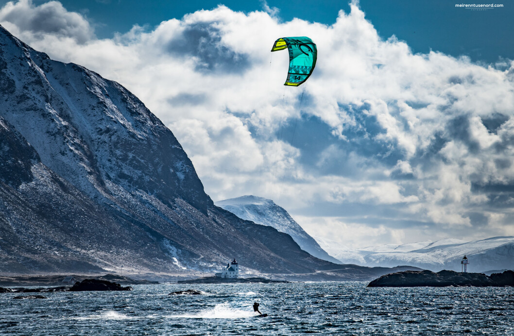 FULL FART: Kiting i Havlandet. FULL FART: Kiting i Havlandet.