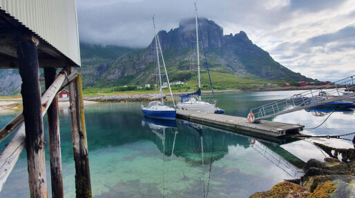 Besøkte havner på Helgelandskysten