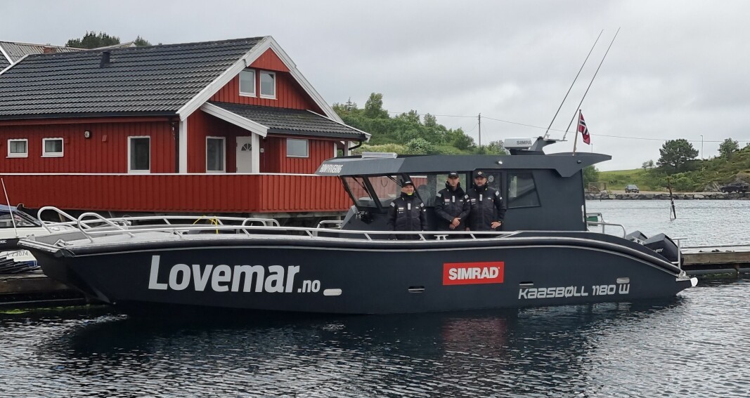 SPESIALBYGD: Båten er fra Kaasbøll, elektronikken fra Simrad og ryddeteknologien fra LoVeMar.